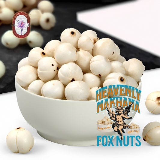 Makhana | Fox Nuts - Healthy, Crunchy Snack for Weight Loss & Wellness, Premium Quality - 5S+