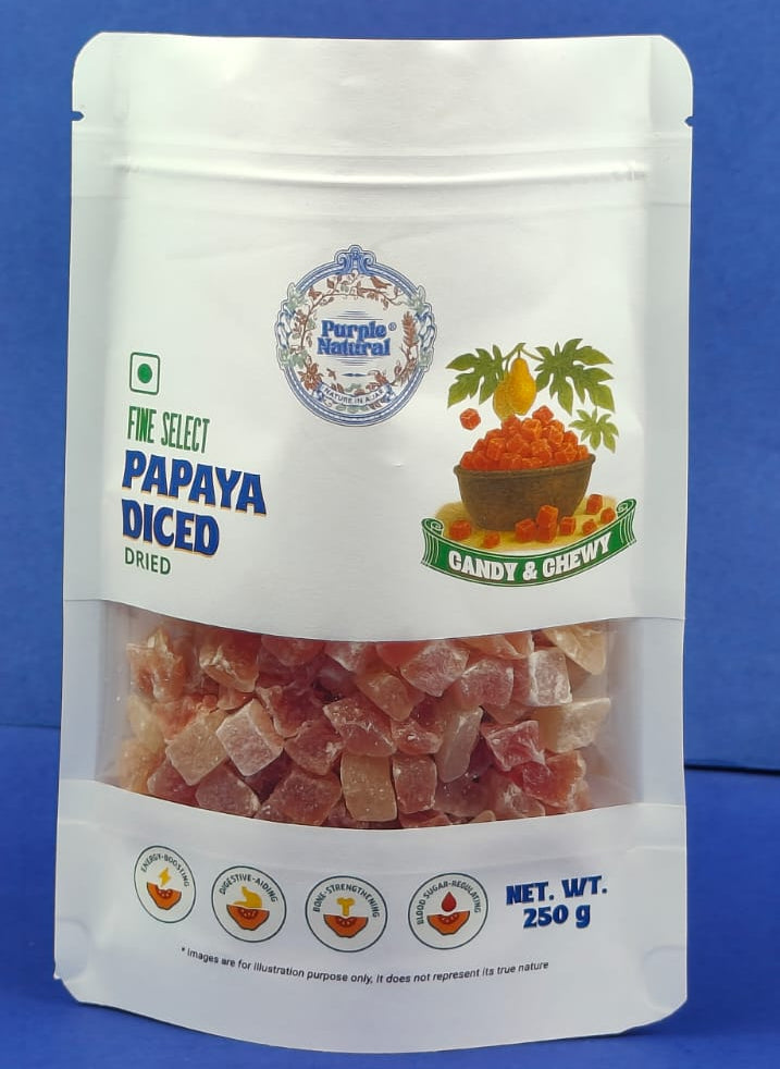 Papaya Diced - Candied | Dried