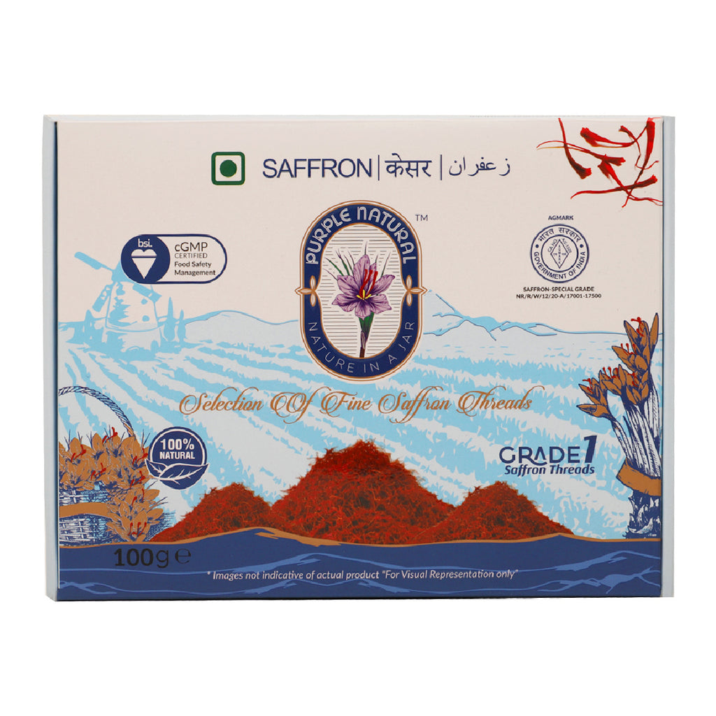 Saffron | Kesar Dry Powder – For making Sweets, Confectionery, Flavors & Pooja Rituals