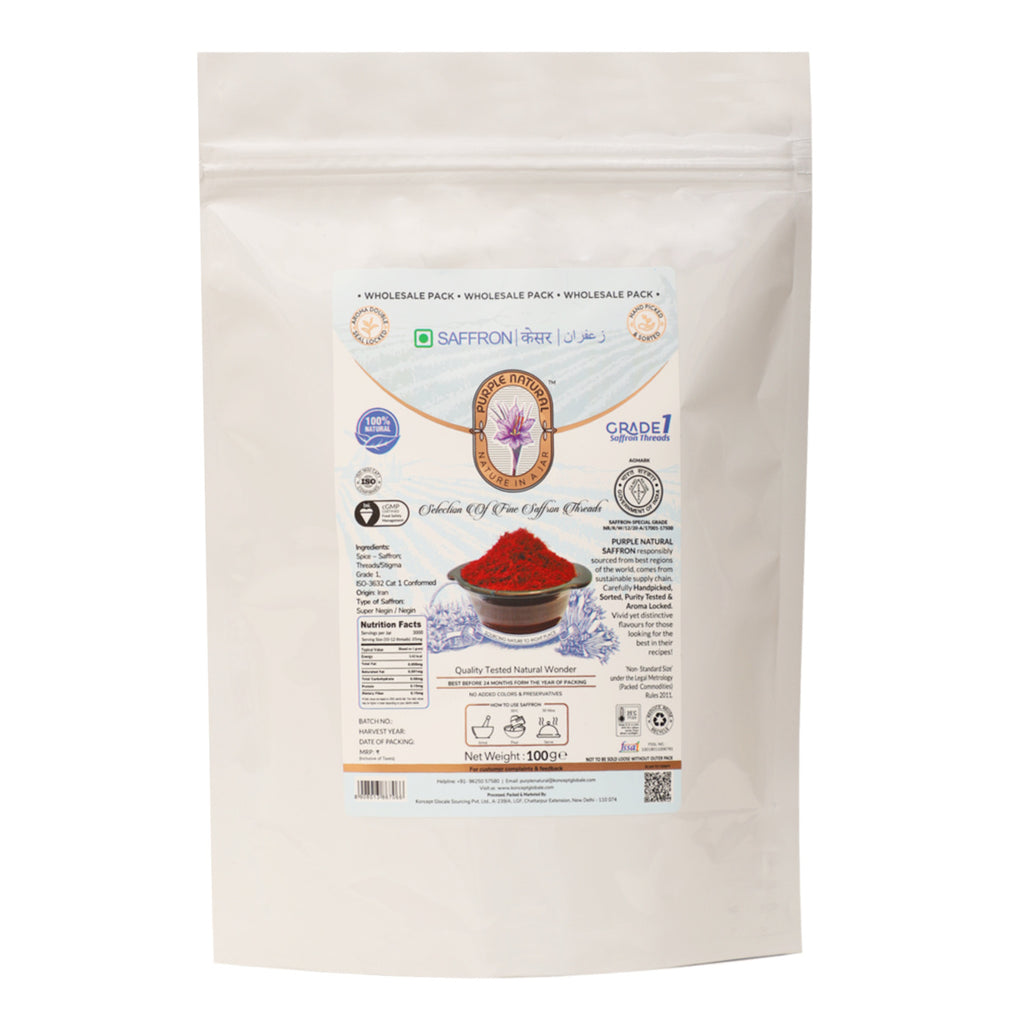 Saffron | Kesar Dry Powder – For making Sweets, Confectionery, Flavors & Pooja Rituals