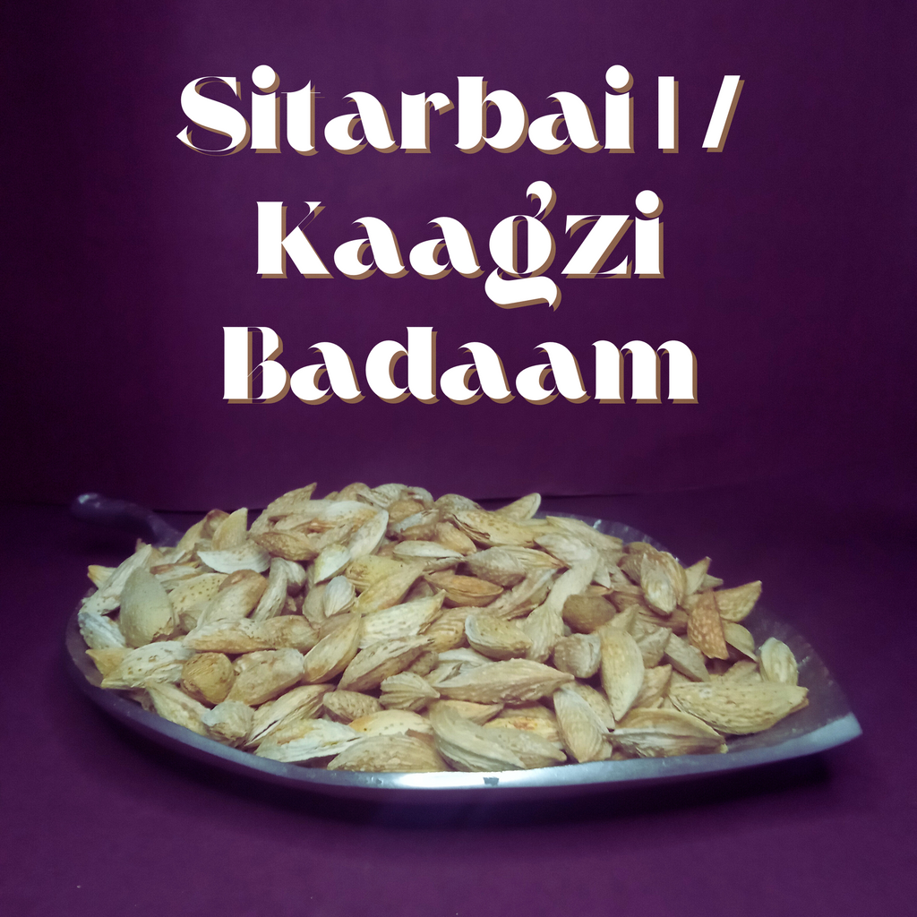 Paper Shell Almonds | Kaagzi Badaam, Sitarbai - Thin Shell, Long Kernel | Soft & Oil rich