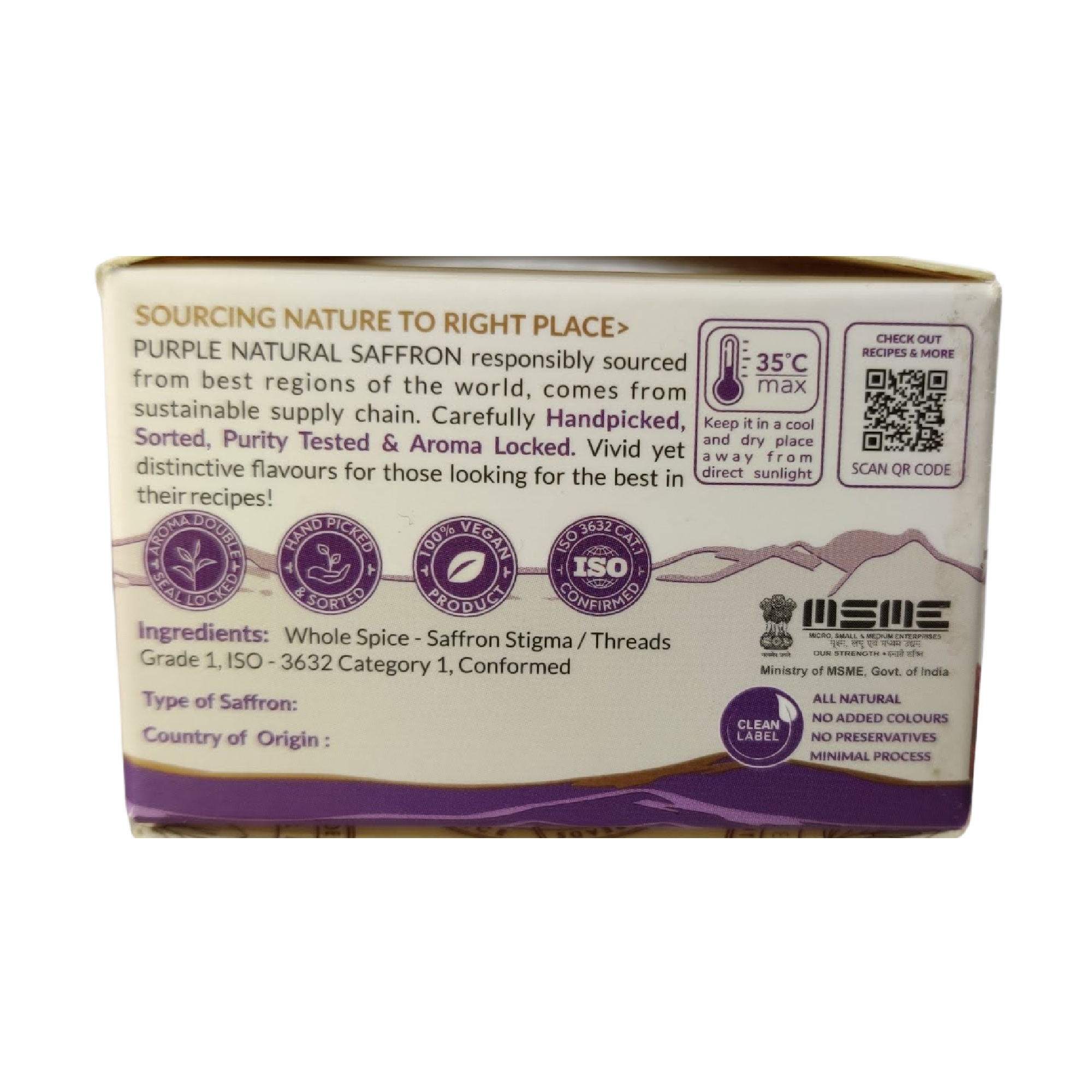 Saffron | Kesar Dry Powder – For making Sweets, Confectionery, Flavors & Pooja Rituals
