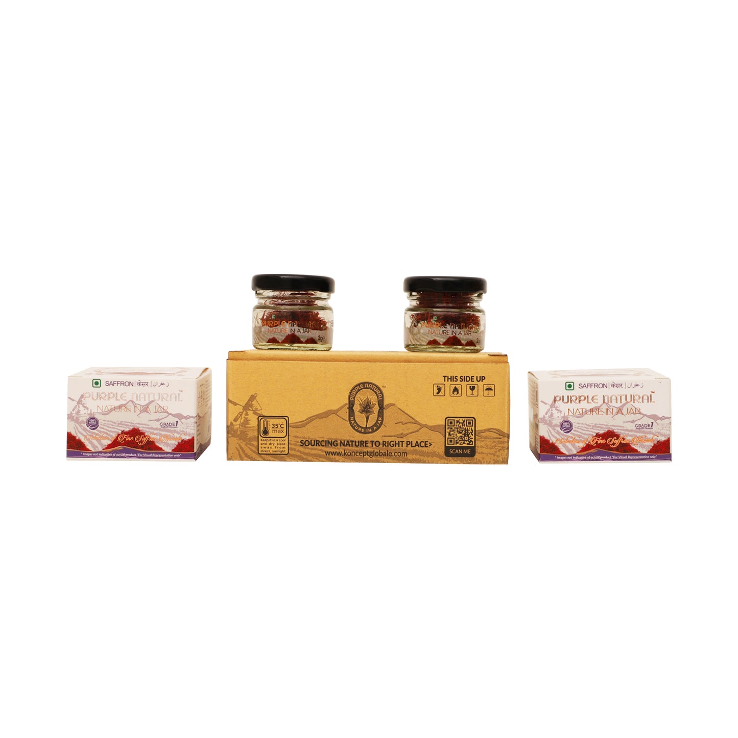 Saffron | Kesar - Natural Dried Stigma or Filaments | Grade A++