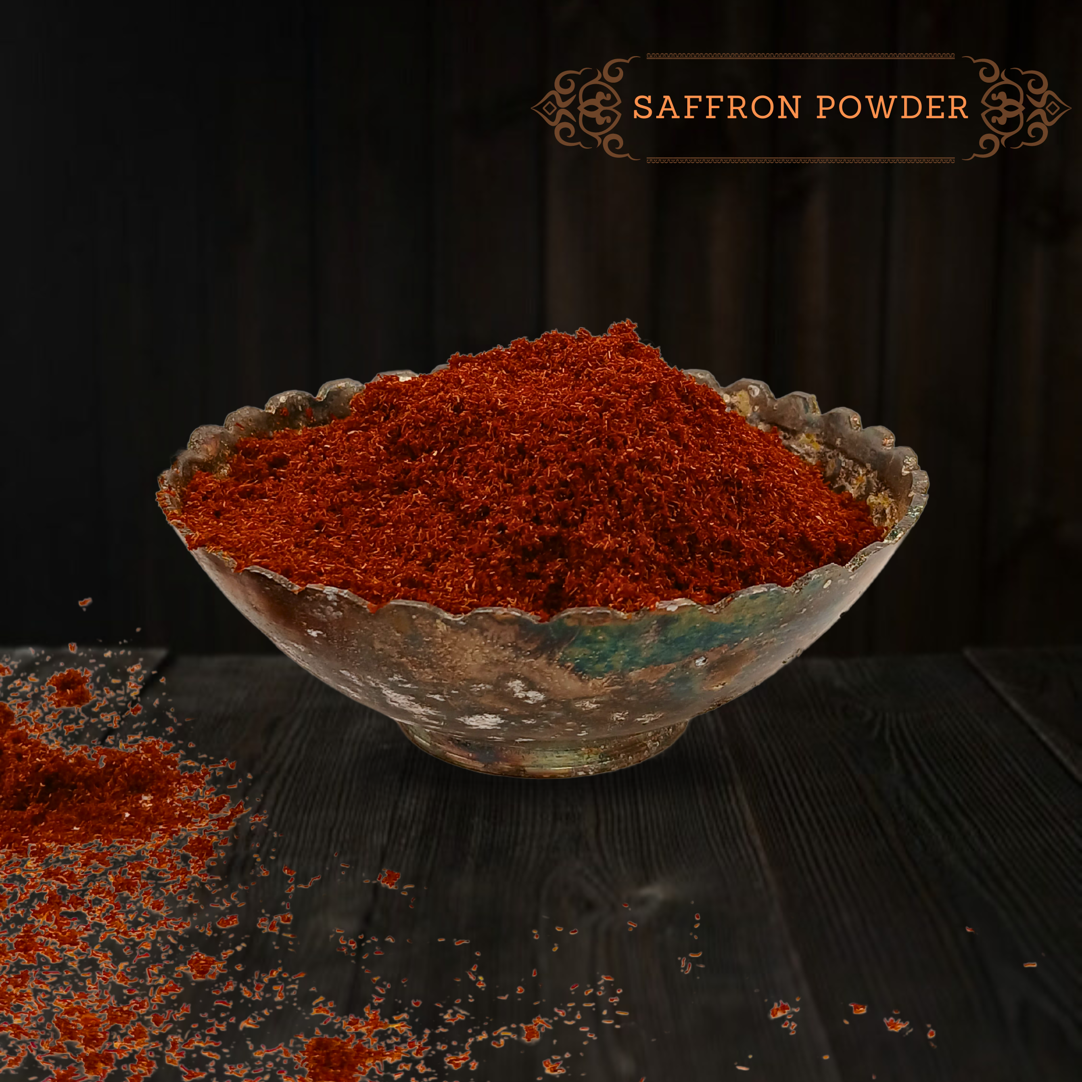 Saffron | Kesar Dry Powder – For making Sweets, Confectionery, Flavors & Pooja Rituals
