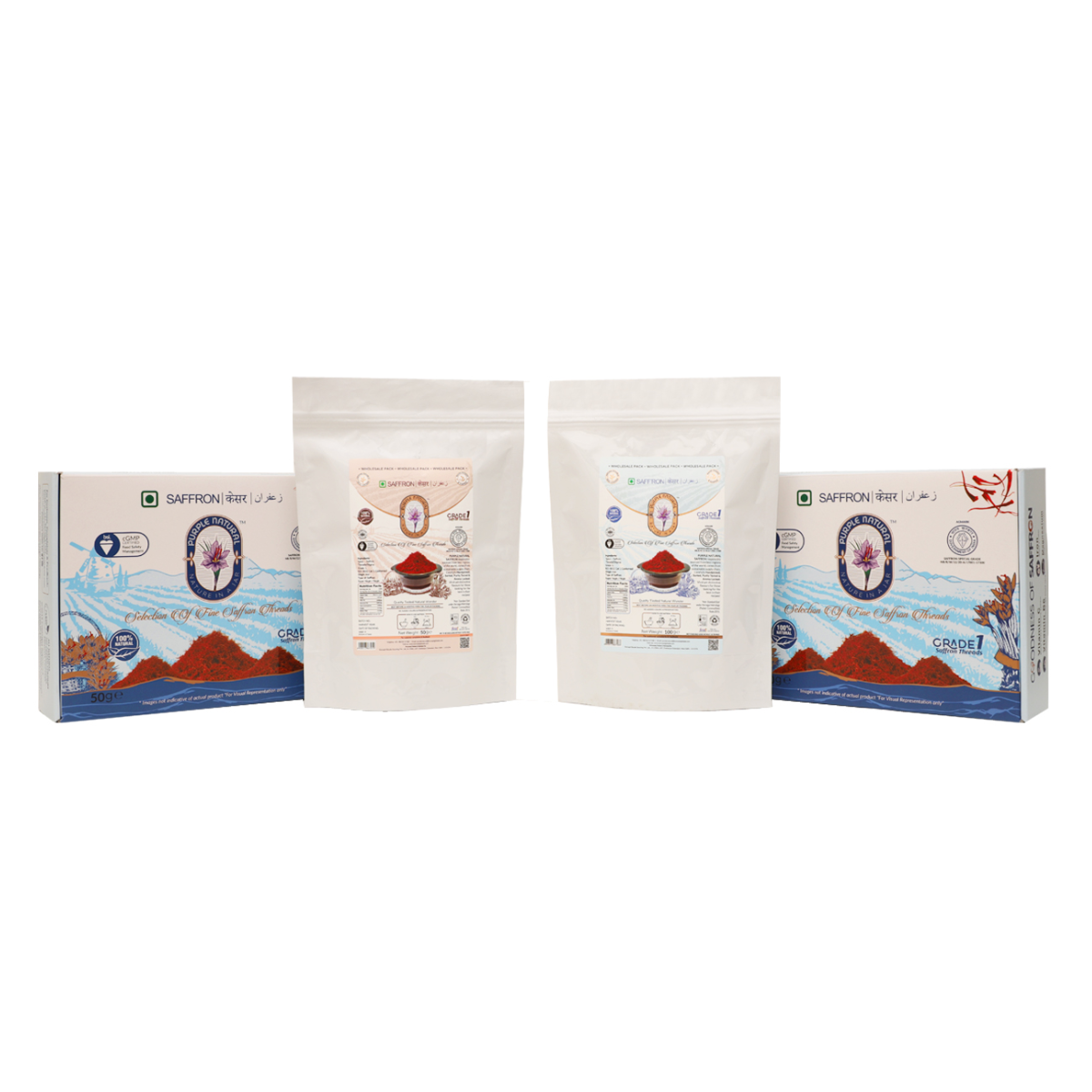Saffron | Kesar - Natural Dried Stigma or Filaments | Grade A++