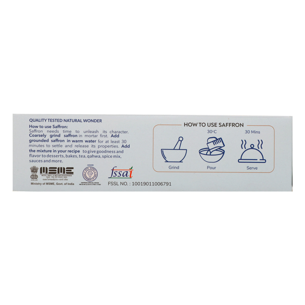 Saffron | Kesar Dry Powder – For making Sweets, Confectionery, Flavors & Pooja Rituals
