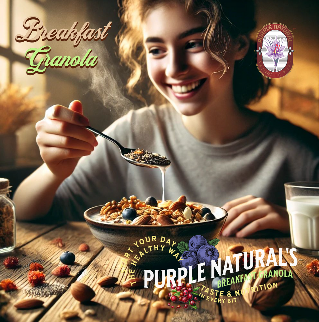 Superfood Granola with Nuts, Berries & Seeds