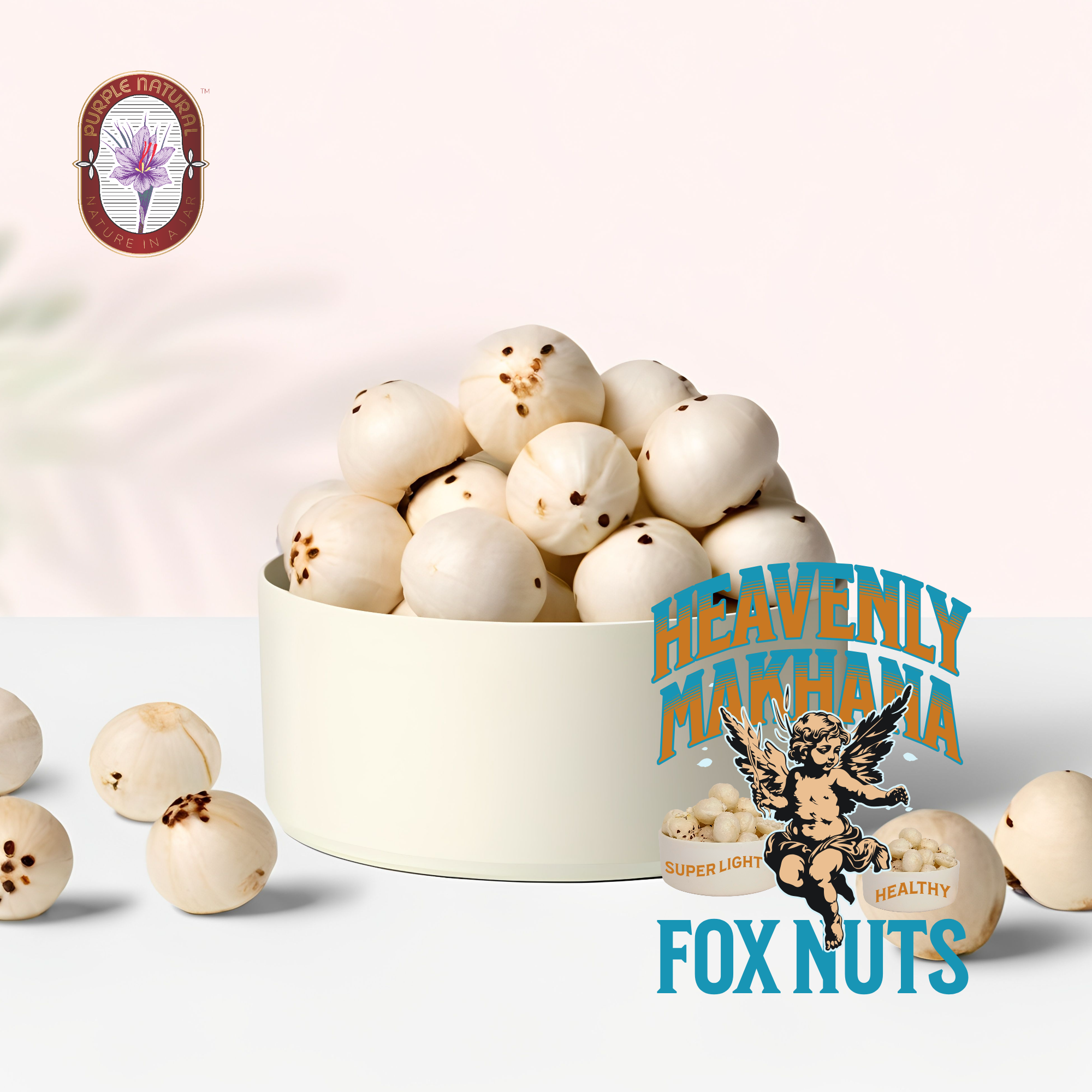 Makhana | Fox Nuts - Healthy, Crunchy Snack for Weight Loss & Wellness, Premium Quality - 5S+