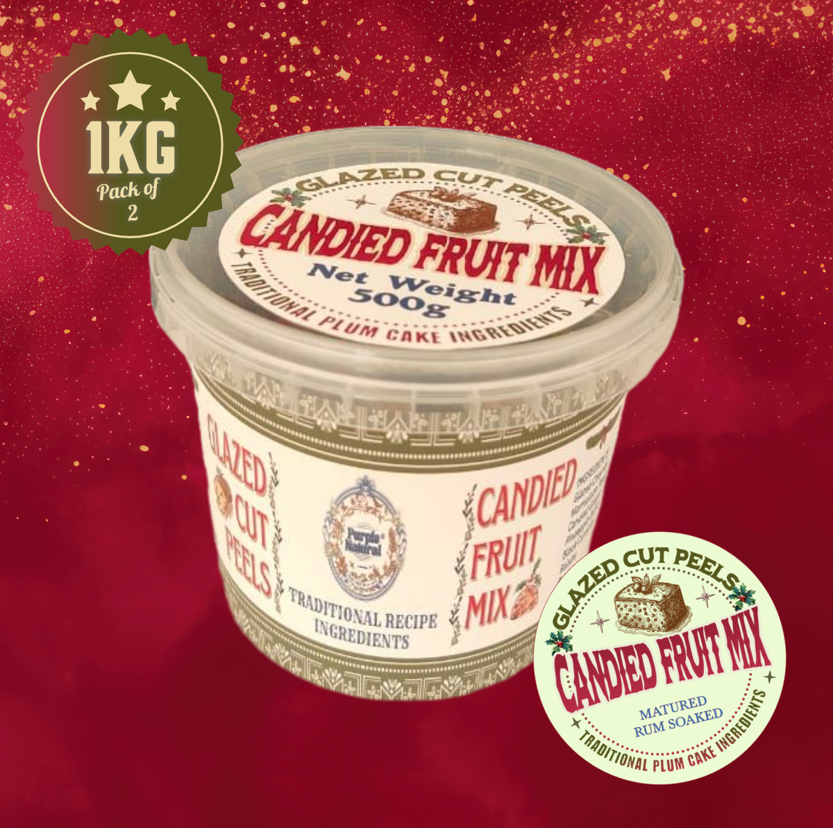 Plum Cake Fruit & Peel Mix - Traditional Recipe