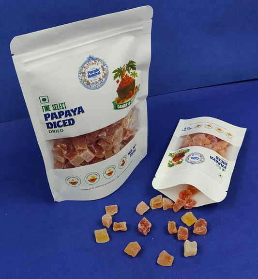 PAPAYA DICED - DRIED