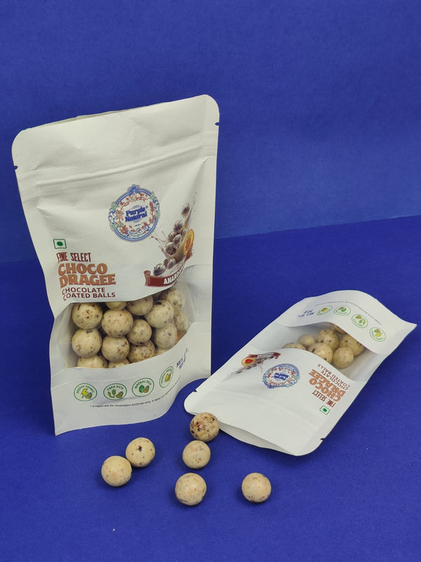 Choco Dragee - Chocolate Coated Nuts - Anardana Flavour