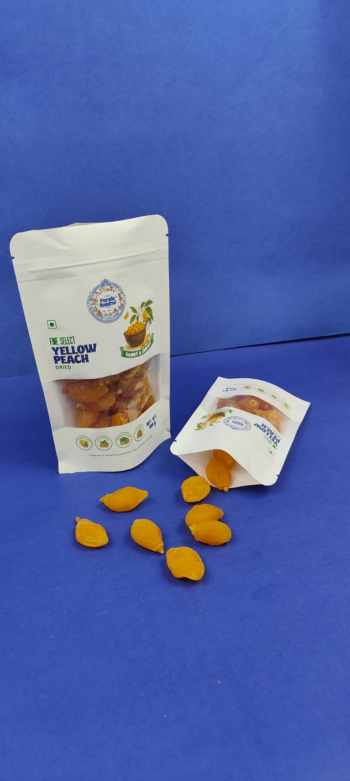 Dried Peach – Whole, Candied | Sweet Gourmet Snack, All-Natural, Perfect for Gifting & Baking Sweet