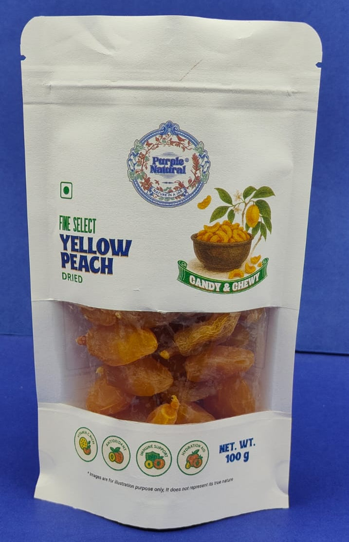 Dried Peach – Whole, Candied | Sweet Gourmet Snack, All-Natural, Perfect for Gifting & Baking Sweet