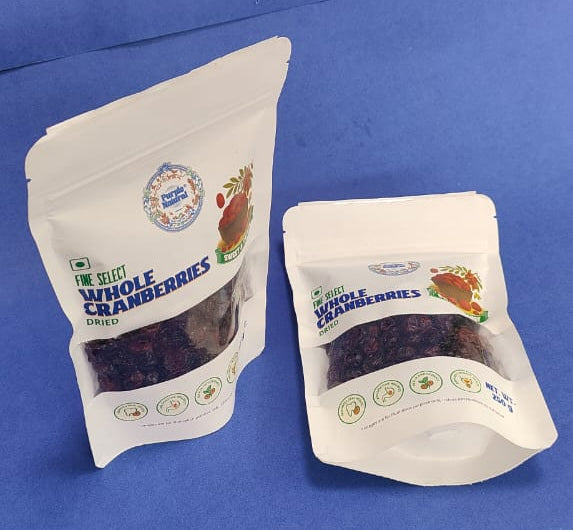 Dried Cranberries - Premium Select | Sweet & Tart, All-Natural Snack & Baking Ingredient