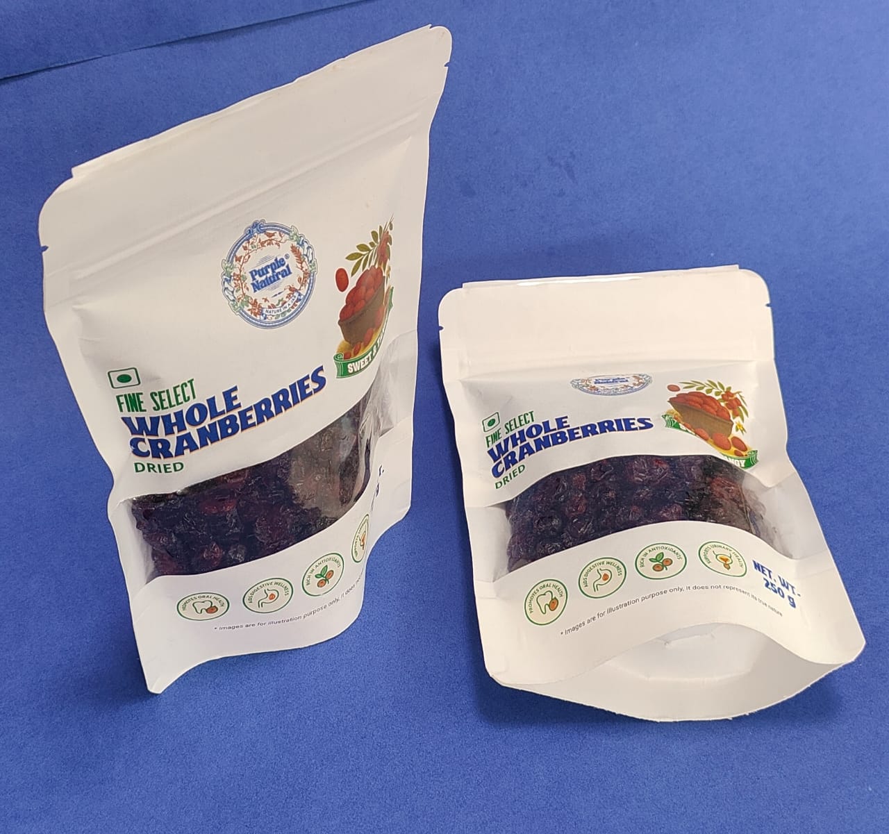Dried Cranberries - Premium Select | Sweet & Tart, All-Natural Snack & Baking Ingredient