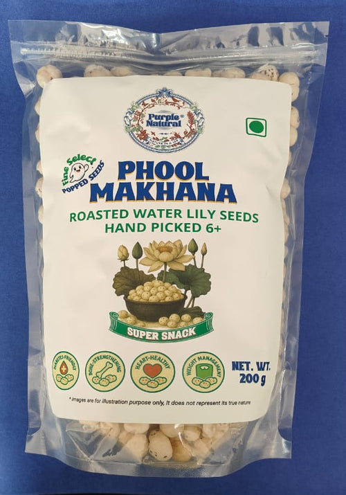 Makhana | Fox Nuts - Healthy, Crunchy Snack for Weight Loss & Wellness, Premium Quality - 5S+