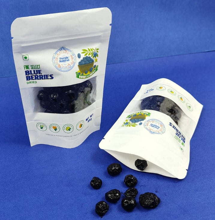 Blueberries - Sundried, Premium Quality | Perfect for Snacking, Baking & Smoothies