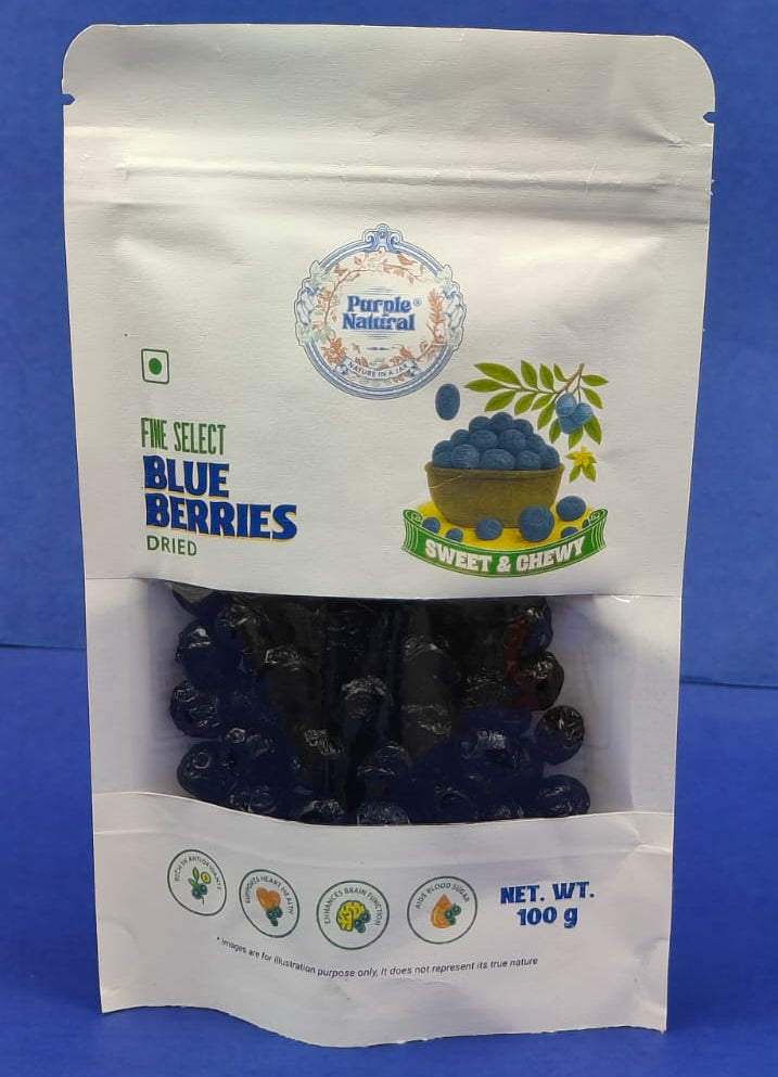 Blueberries - Sundried, Premium Quality | Perfect for Snacking, Baking & Smoothies