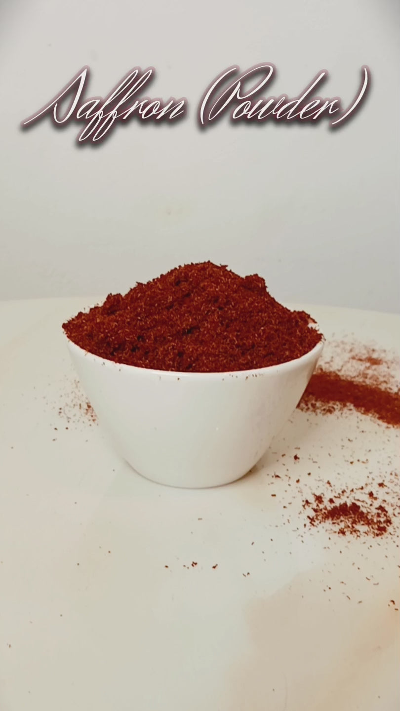 Saffron | Kesar Dry Powder – For making Sweets, Confectionery, Flavors & Pooja Rituals