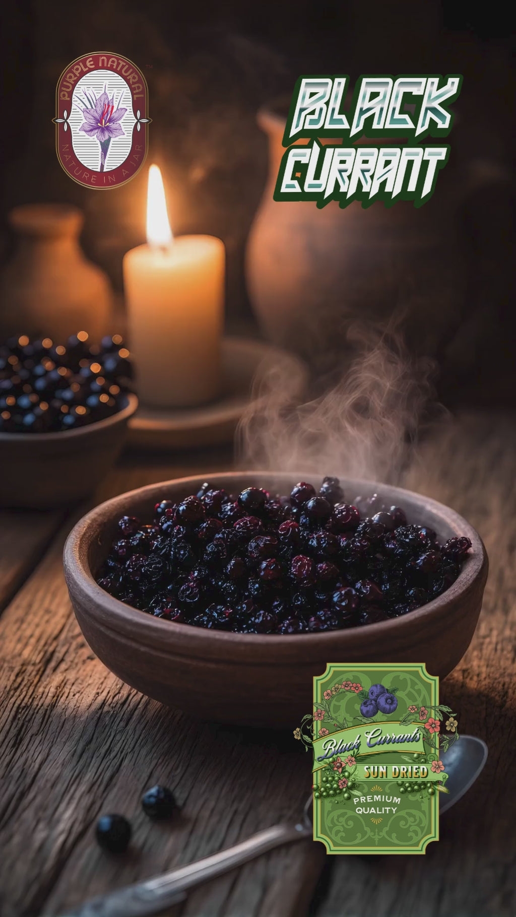 Black Currants – Sun Dried | All Natural, Premium Quality