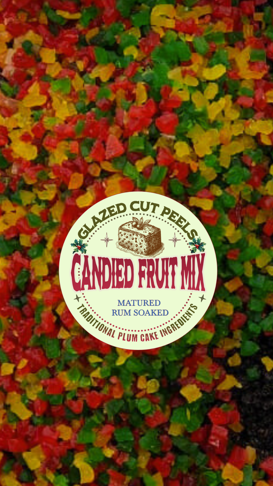 Plum Cake Fruit & Peel Mix - Traditional Recipe