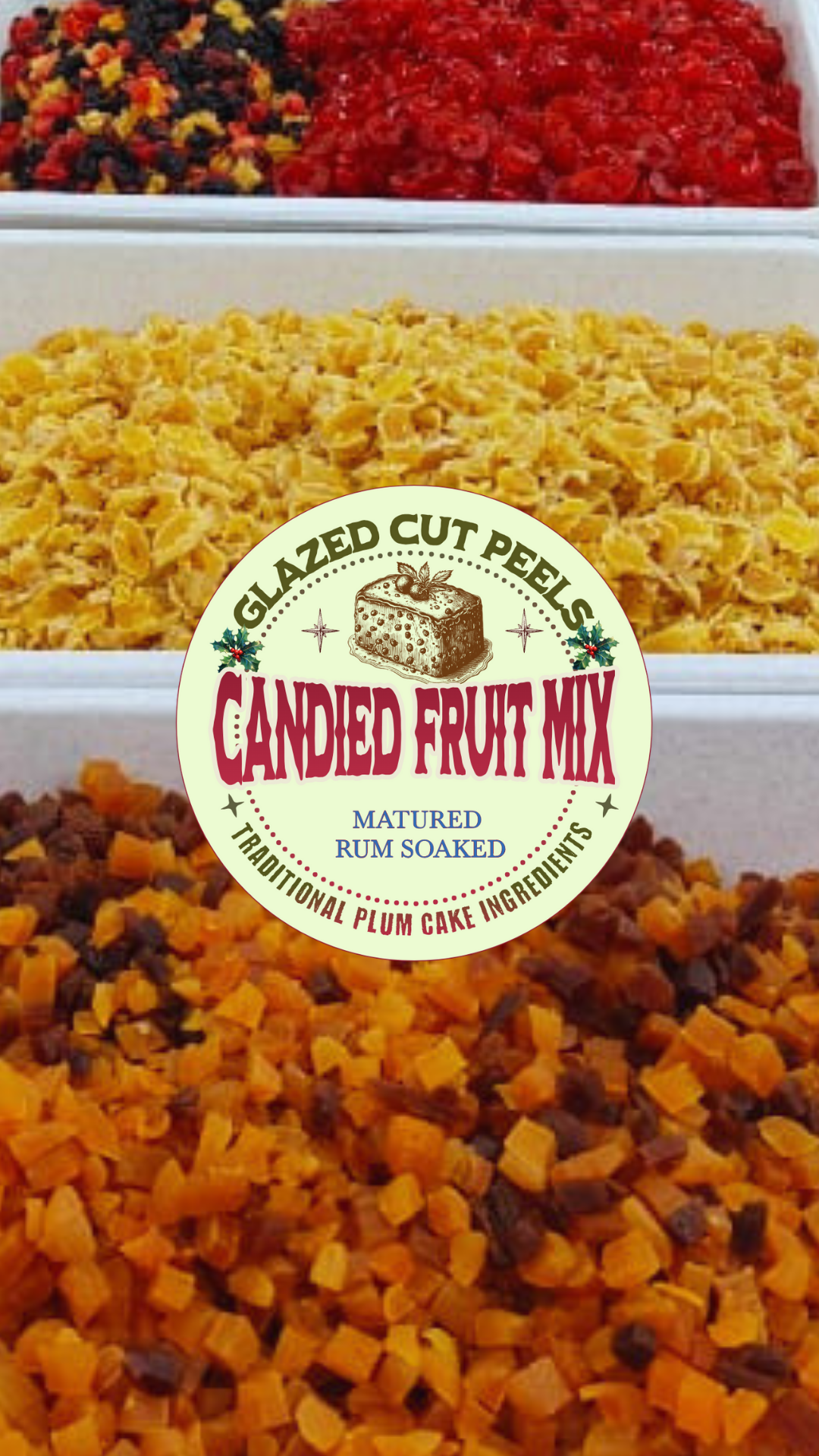 Plum Cake Fruit & Peel Mix - Traditional Recipe